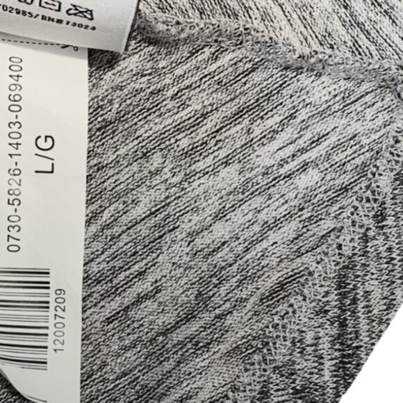 Bluenotes Women's Grey Mix Cozy Long Sleeve Casual Dress Size Large - Picture 7 of 7